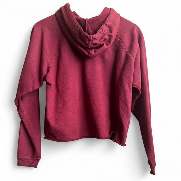 Unbranded Women's Burgundy and Red Hoodie - Picture 5 of 8